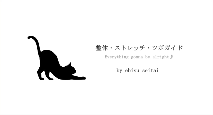 整体、ストレッチ、ツボガイドby恵比寿整体院