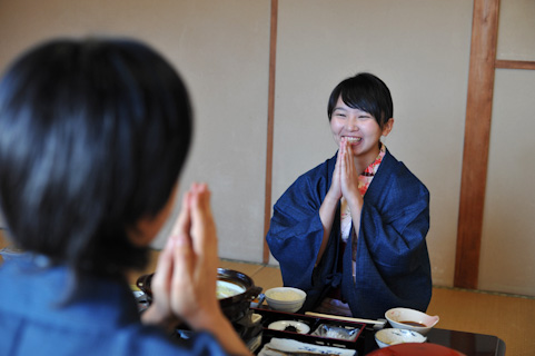 感謝と冷えとり」いただきます」